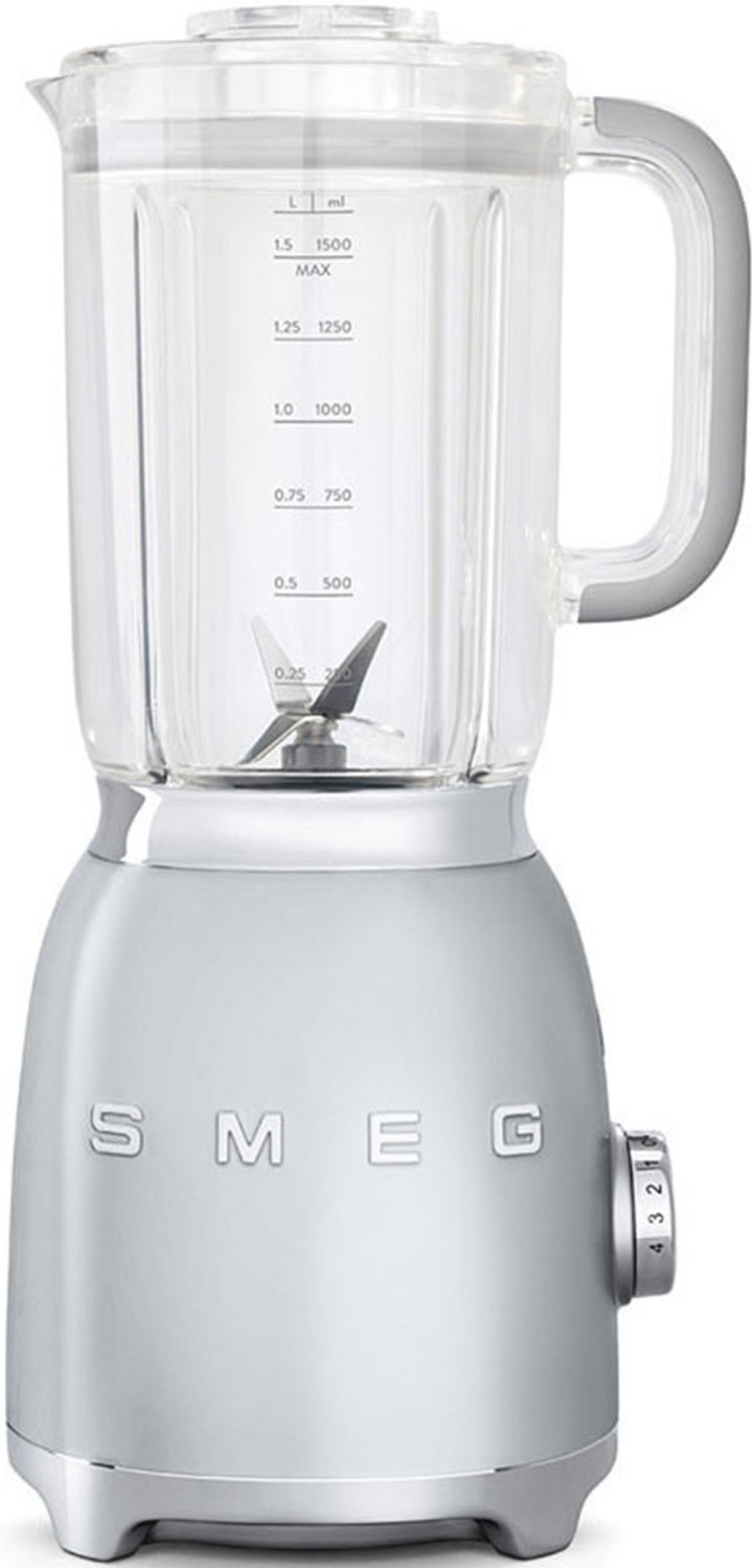 مخلوط کن اسمگ ایتالیا مدل SMEG BLF01SVEU | رنگ استیل براق | طراحی کلاسیک دهه 50 میلادی